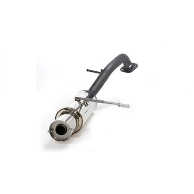 HKS Hi-Power rear section exhaust canister and piping for Mazda Protege5 with included removable silencer.