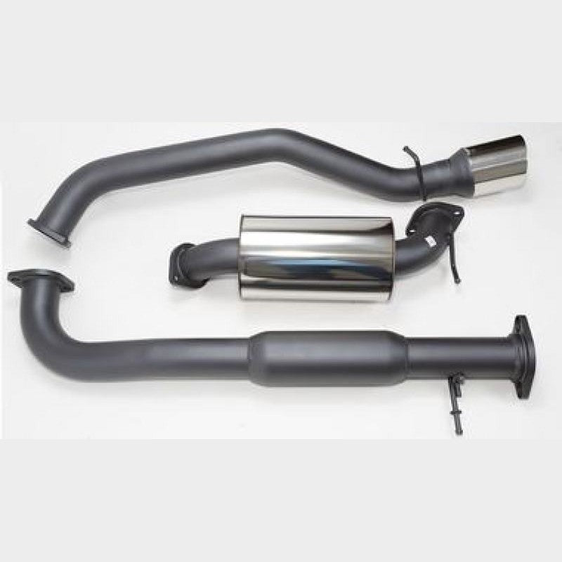 HKS Hi-Power catback exhaust system for 2007-2008 Mazdaspeed3 in polished SUS304 stainless steel.