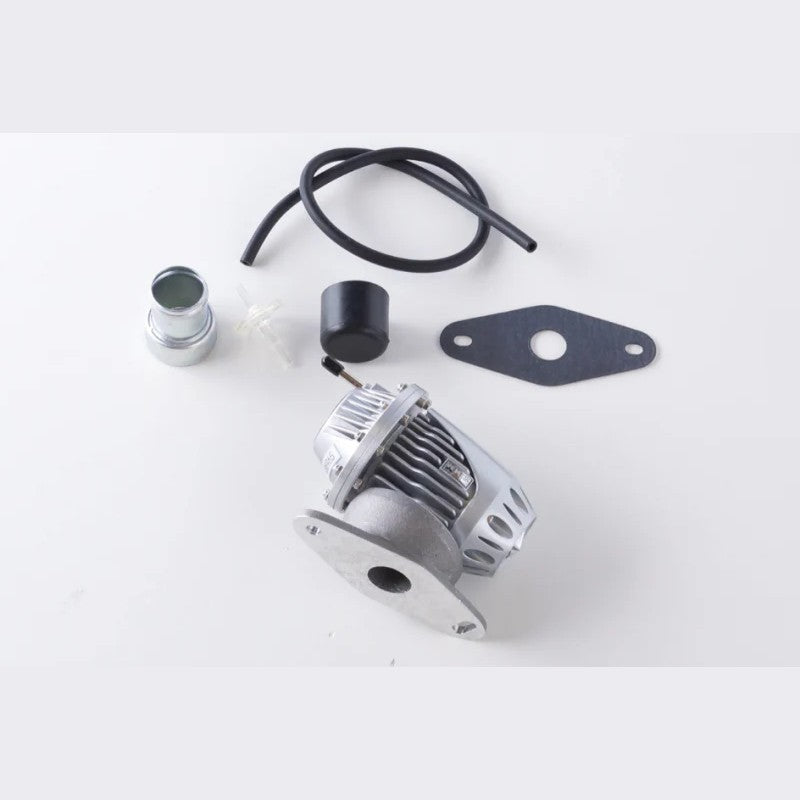 HKS Super SQV4 blow off valve kit with vehicle-specific mounting flange and hardware for Mazdaspeed 3 and CX-7.