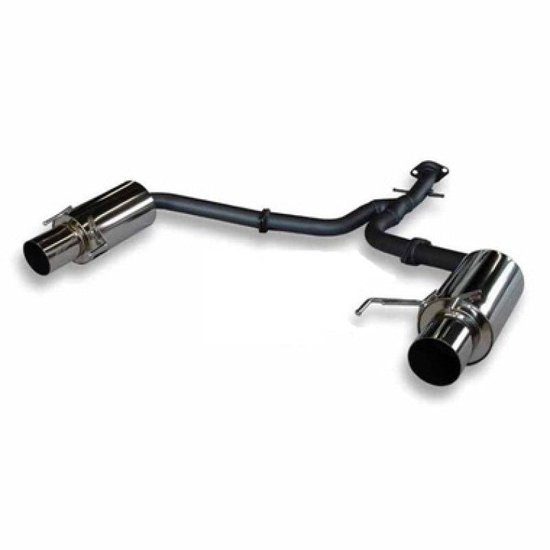 HKS Hi-Power SUS304 stainless steel exhaust system with raw finish for 2006 Lexus IS350 and IS250