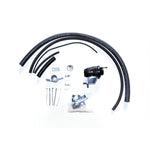 HKS Super SQV4 Black Edition blow-off valve kit with return hose and mounting hardware for 2015+ Subaru WRX