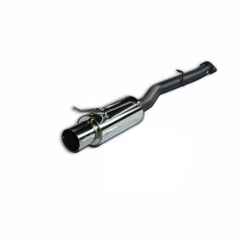HKS Hi-Power stainless steel cat-back exhaust system with polished muffler for 1993-1996 Mazda RX-7 Turbo