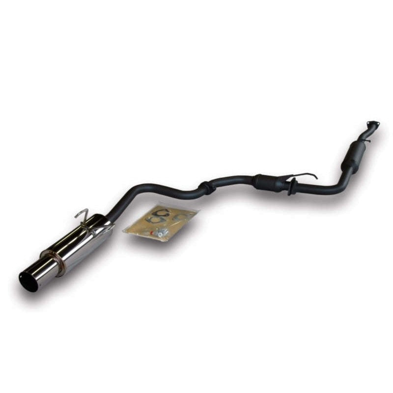 HKS Hi-Power stainless steel exhaust system with polished canister muffler and single tip for 1999-2000 Honda Civic Si.