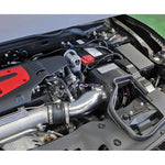 HKS DryCarbon cold air intake kit featuring a carbon fiber airbox and AFR regulator for FK8 Honda Civic Type R.