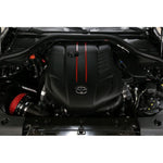 HKS DryCarbon Full Cold Air Intake Kit with carbon fiber airbox and suction pipe for Toyota GR Supra.