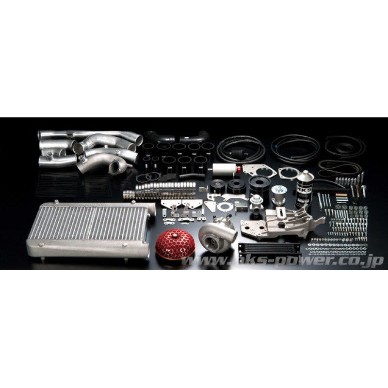 HKS GT S/C System Pro Ver2 centrifugal supercharger and mounting components for Z33 VQ35DE
