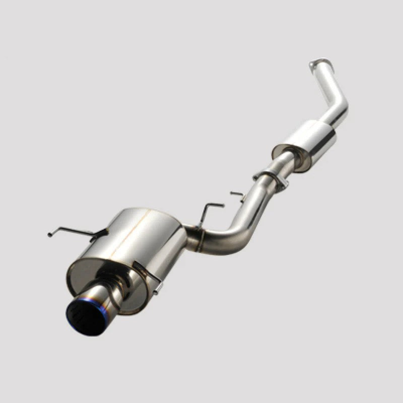 HKS Hi-Power 409 stainless steel exhaust system with polished muffler tip for Suzuki Jimny JA12W and JA22W.