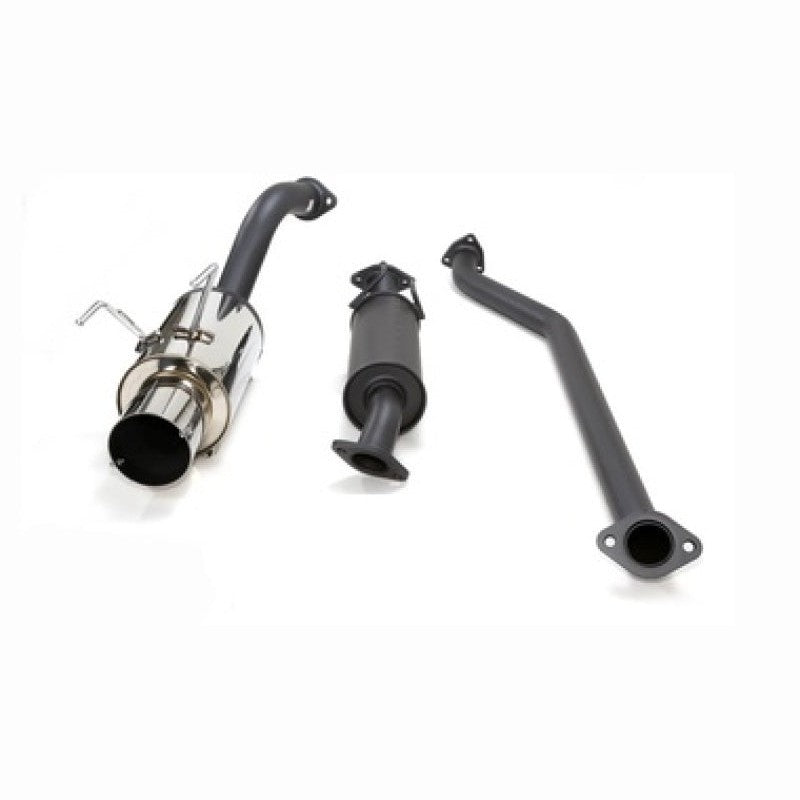 HKS Hi-Power SUS304 stainless steel muffler with no coating for 2002 Honda Civic Si