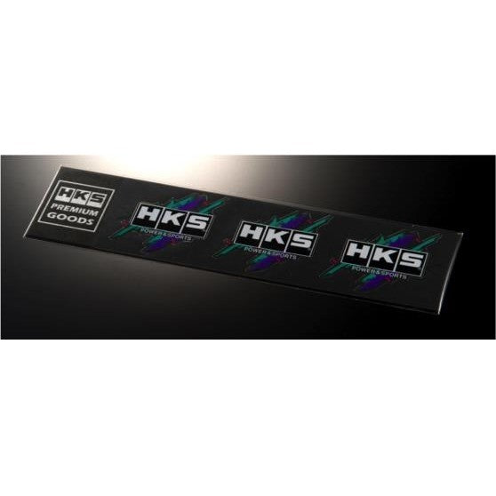 Three-piece HKS Super Racing sticker set featuring the iconic HKS logo and performance branding.