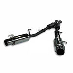 HKS dual exhaust system featuring dual mufflers and polished piping for the 1990-1995 Nissan 300ZX Turbo.