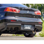 HKS Racing Muffler stainless steel exhaust system for Mitsubishi Lancer Evolution X