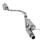 Polished HKS SILENT Hi-Power stainless steel exhaust system and center pipe for Honda CR-Z (ZF1)