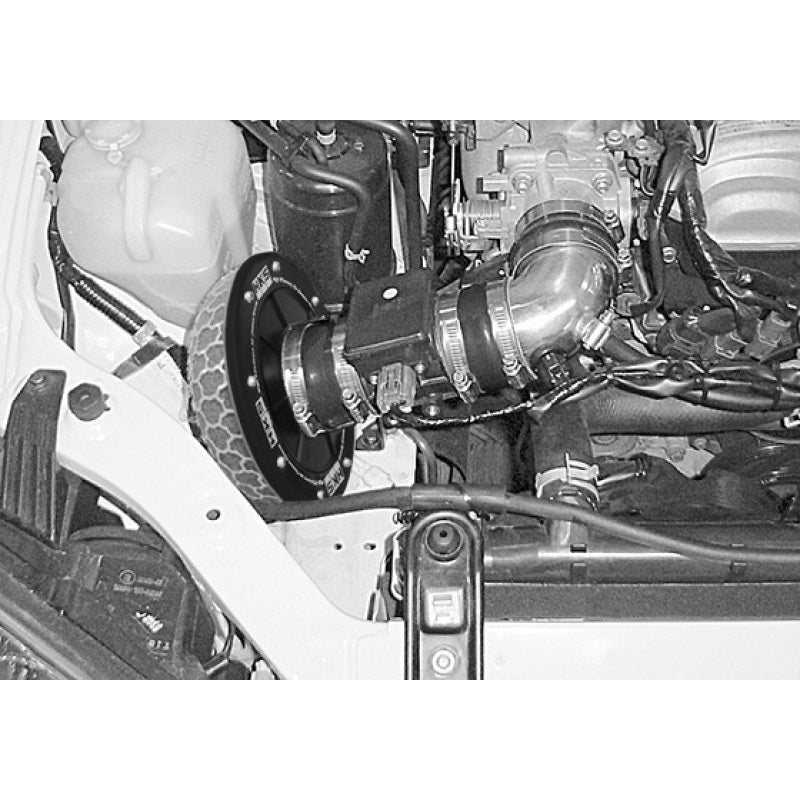 HKS Super Power Flow performance intake with green foam filter and mounting hardware for Mazda MX-5 Miata NB8C.