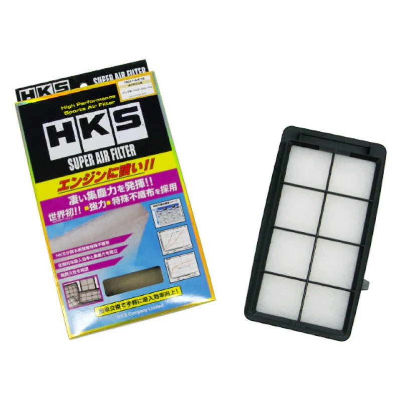 HKS Super Air Filter high-performance replacement intake element for Honda Civic and CR-V airboxes