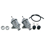 HKS Super SQV 4 sequential blow off valve kit for Nissan GT-R R35 VR38DETT featuring silver die-cast aluminum body.