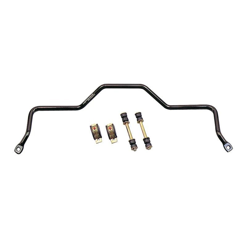 Hotchkis 25.5mm tubular 4130 chrome moly rear sway bar with polyurethane bushings and brackets for Mini Cooper.