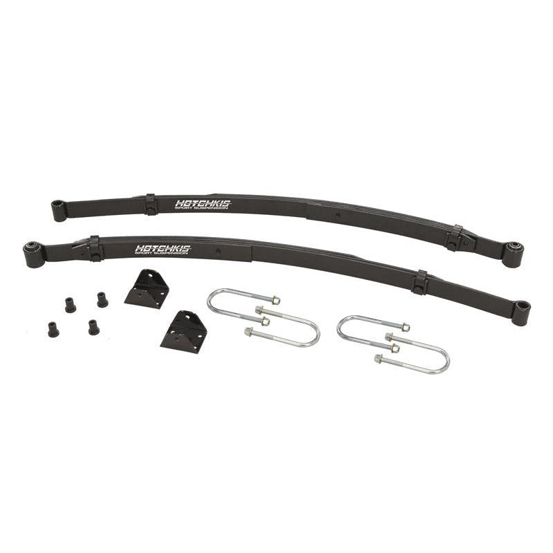 Hotchkis 2413C 3-inch lowered sport leaf springs with shackles, U-bolts, and bushings for classic GM muscle cars.