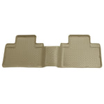 Tan Husky Liners Classic Style 3rd row floor liner for 2000-2005 Ford Excursion featuring UniEdge liquid containment ribs.