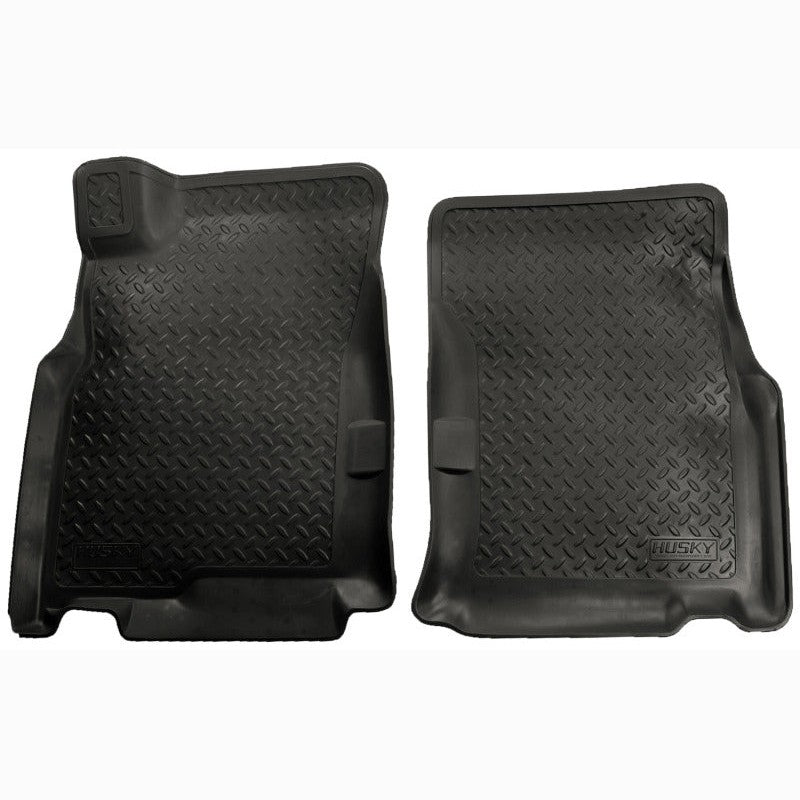 Husky Liners Classic Style black rubberized floor liners with StayPut Cleats for 2003-2009 Toyota 4Runner