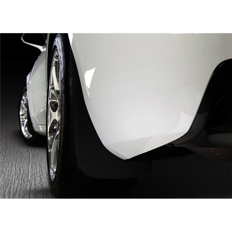 Husky Liners black custom-molded thermoplastic rear mud guards for 2006-2013 Honda Ridgeline.