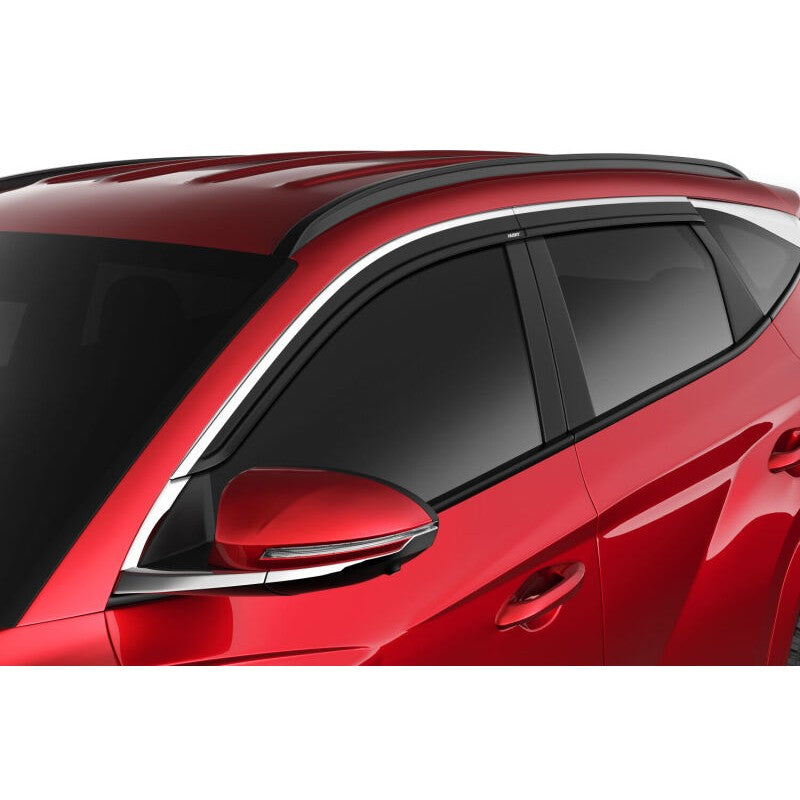 6-piece chrome Husky Liners Low Profile Ventvisor set for a 2006-2010 Infiniti M45