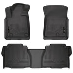 Husky Liners WeatherBeater black front and rear floor mats for 2007-2011 Toyota Tundra