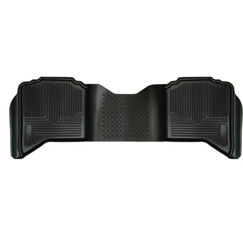 Husky Liners X-act Contour black rubberized second-row floor liner for 2007-2013 Toyota Tundra