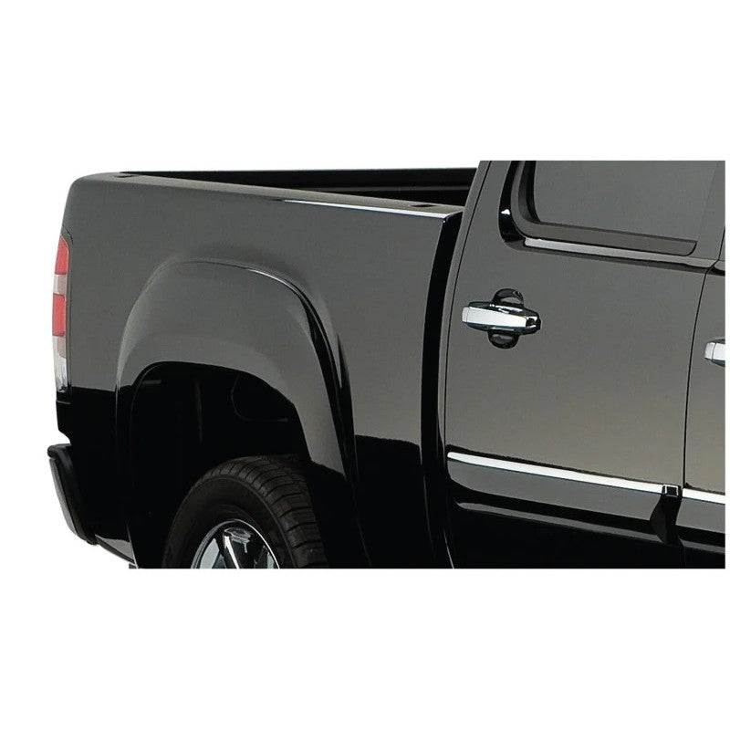 Set of four Husky Liners OE Style matte black fender flares for 2007-2014 GMC Sierra models.