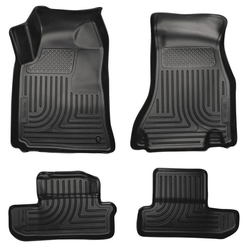 Husky Liners WeatherBeater black front and rear floor liners for 2008-2010 Dodge Challenger