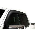 Four piece set of Husky Liners Low Profile Ventvisors in matte black for 2009-2014 Ford F-150 SuperCrew.