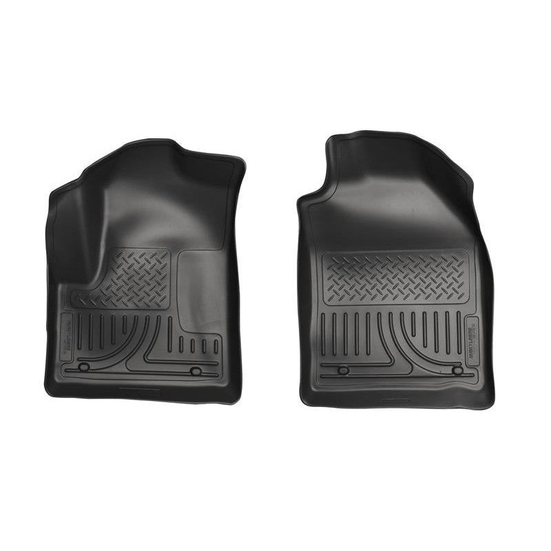 Black Husky Liners WeatherBeater cargo liner with raised containment edges for 2010-2013 Ford Transit Connect.