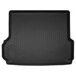 Husky Liners WeatherBeater black rear cargo liner for Lexus GX460 with 3rd row seats folded.