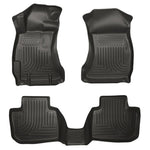 Husky Liners WeatherBeater black front and rear floor mats for 2010-2012 Subaru Legacy and Outback