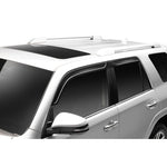 Smoke finish Husky Liners Low Profile Ventvisor 4-piece window deflector set for 2010-2024 Toyota 4Runner.