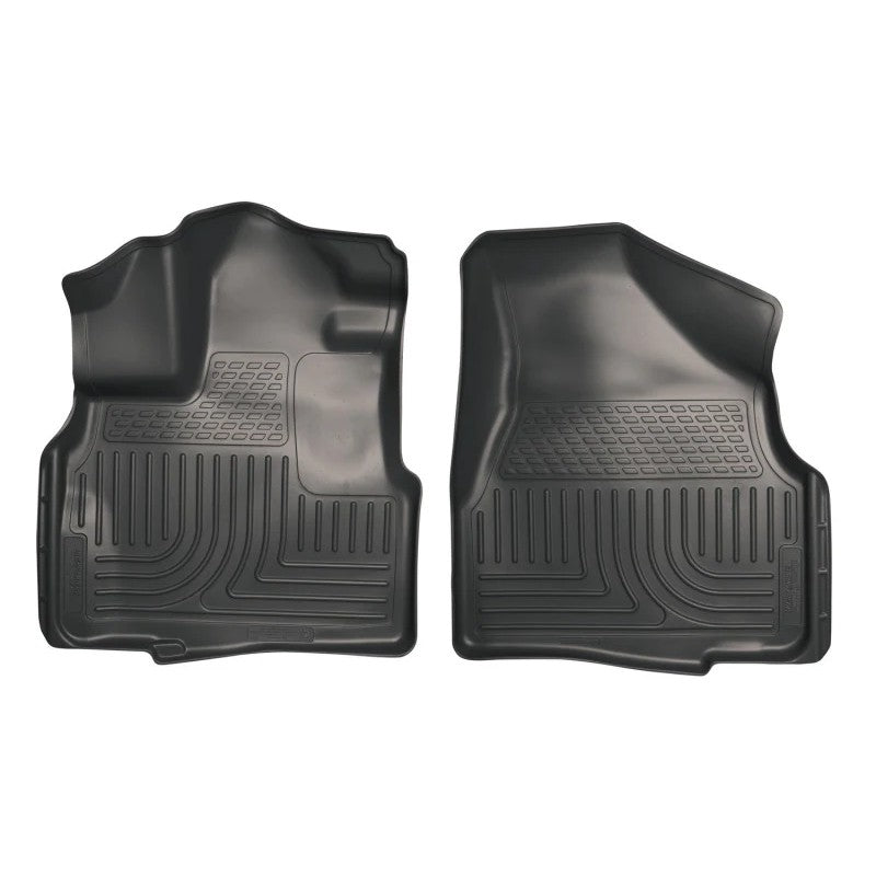 Black Husky Liners WeatherBeater cargo liner with raised edges and non-slip surface for 2011-2017 Honda Odyssey.