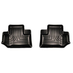 Black Husky Liners Weatherbeater rear second seat floor liner for 2011-2018 Jeep Wrangler 2-door models.