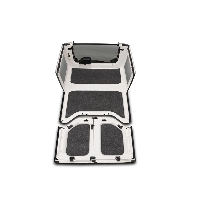 Husky Liners Guardian Comfort black interior tub liner and headliner kit for 2011-2017 Jeep Wrangler JKU 4-door.