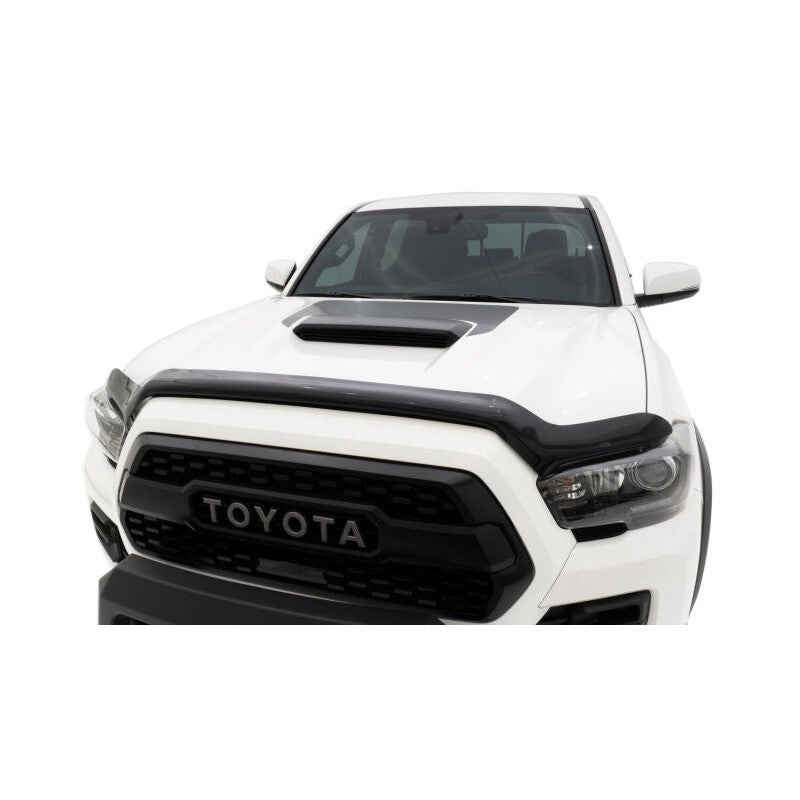 Husky Liners high-profile dark smoke acrylic hood shield for 2014-2021 Toyota Tundra.