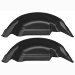 Husky Liners black impact-resistant thermoplastic rear wheel well guards for 2015-2020 Ford F-150.