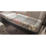 Black textured Husky Liners GearBox under-seat storage organizer for 2015-2026 Ford F-Series SuperCrew trucks.