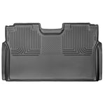 Husky Liners WeatherBeater black 2nd row floor liner (MPN 19371) for Ford F-150 and F-Series Super Duty trucks.