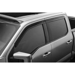 Smoke finish 4-piece Husky Liners Low Profile Ventvisor kit for Ford F-150 and Super Duty trucks.