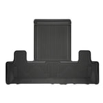 Black Husky Liners WeatherBeater 3rd row floor mat for 2018-2024 Ford Expedition and Lincoln Navigator.