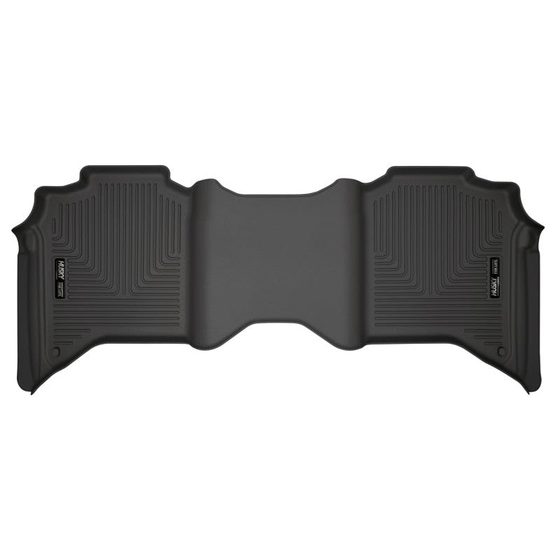Black Husky Liners Weatherbeater second-row floor mat for 2019-2025 Ram 2500/3500 Crew Cab
