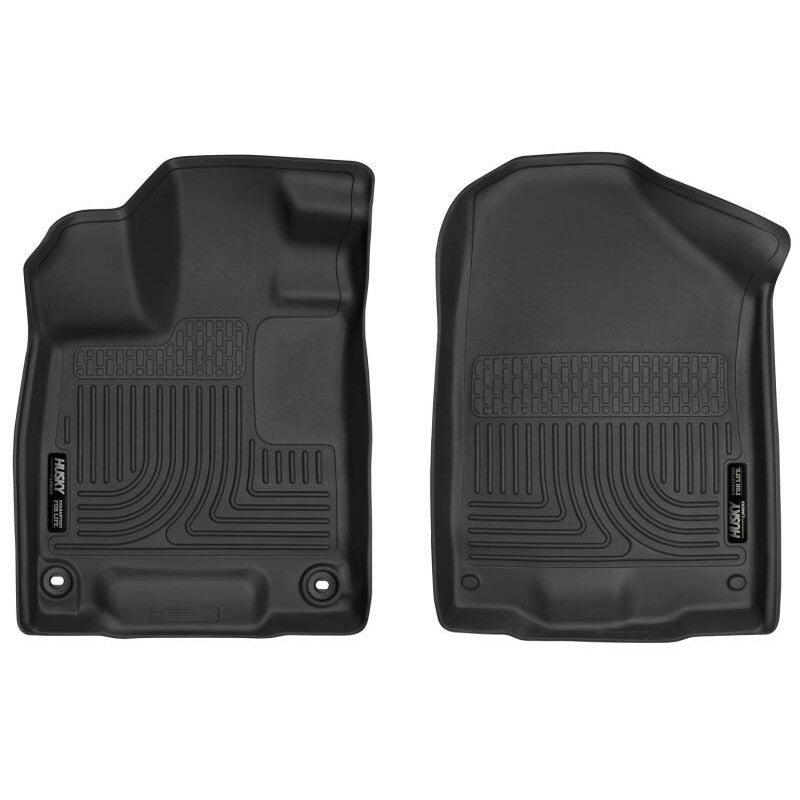 Husky Liners X-act Contour Series black rubberized front floor liners for 2016-2025 Honda Passport and Pilot