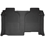 Husky Liners WeatherBeater 14221 black second row floor liner showing FormFit Edge and StayPut Cleats.