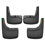 Black Husky Liners FormFit front and rear mud guards set for 2019-2026 Chevrolet Silverado 1500