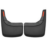 Black thermoplastic Husky Liners rear mud guards for a 2019-2026 Chevrolet Silverado 1500