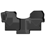 Husky Liners WeatherBeater black front row floor liners for 2019-2026 Mercedes-Benz Sprinter 1500/2500/3500.