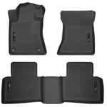 Husky Liners WeatherBeater black front and rear floor liners for 2019-2025 Nissan Altima and 2022 Subaru Impreza